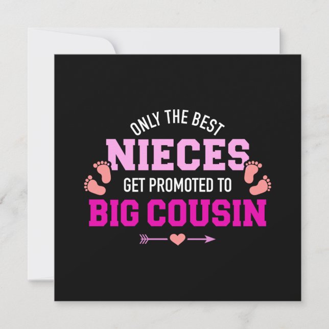 Nur die besten Nichten werden zum großen Cousin be (Vorderseite)