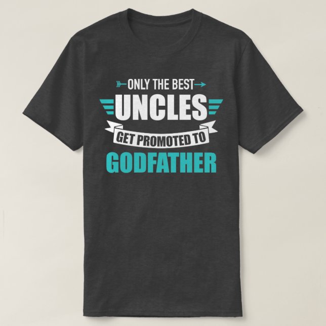 Nur die besten Onkels werden zum Pate1 T-Shirt (Design vorne)