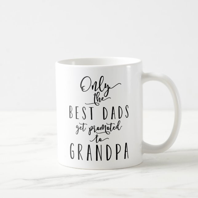 Nur die besten Väter erhalten gefördert Kaffeetasse (Rechts)