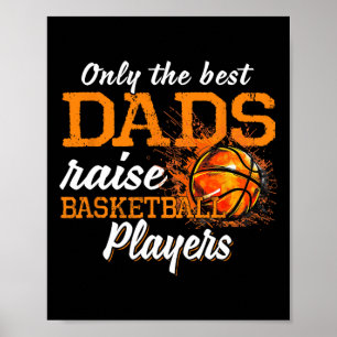 Nur die besten Vater heben bysketbyll-Spieler herv Poster
