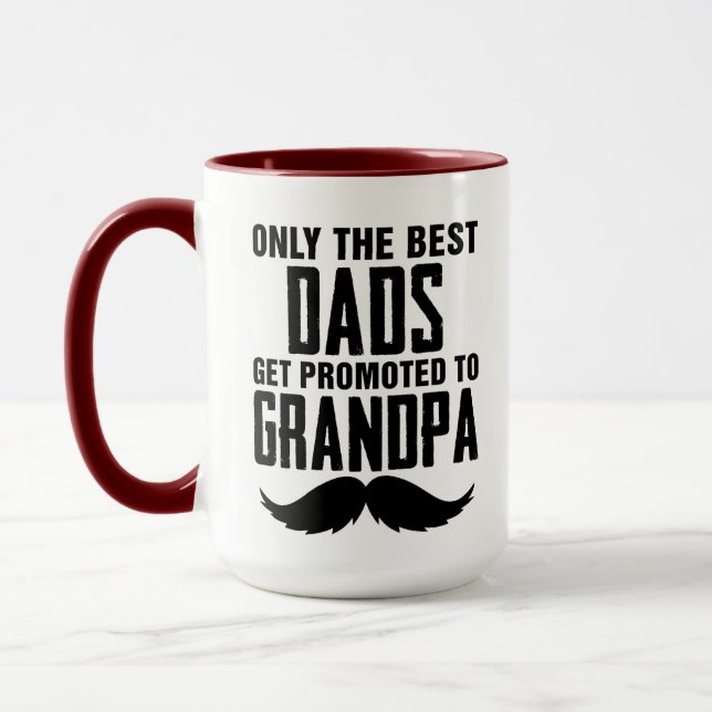 Nur die besten Vater werden an Großvater beworben Tasse (Links)