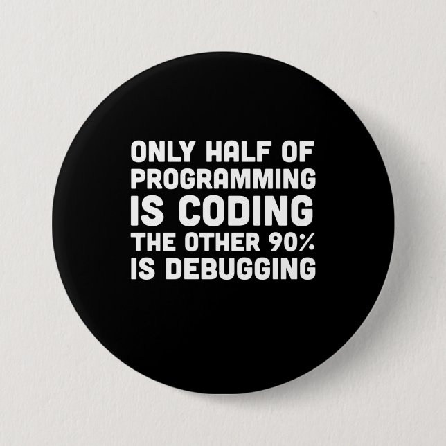 Nur die Hälfte der Programmierung ist Programmiere Button (Vorderseite)