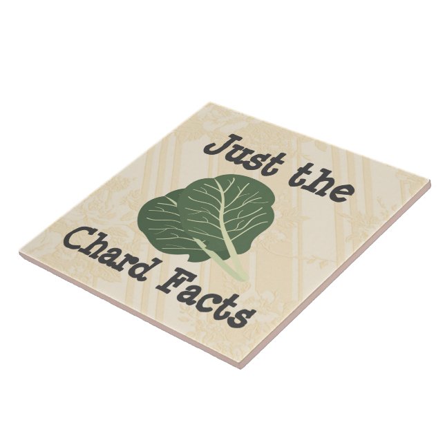 Nur die Keramik Chard Facts Fliese (Seite)