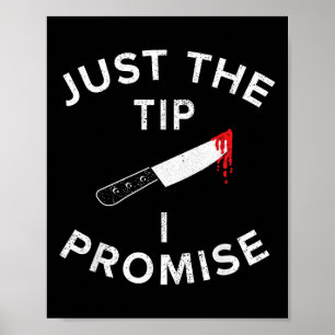Nur die Spitze, ich verspreche es, Pun-Messer, lus Poster