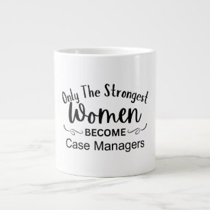 Nur die stärksten Frauen werden Fallmanager Jumbo-Tasse