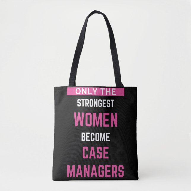 Nur die stärksten Frauen werden Fallmanager Tasche (Vorderseite)