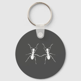 Nur die Zwei von uns. Fun Ant Paar Design Schlüsselanhänger