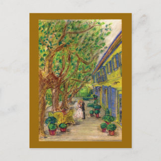 Nur die Zwei von uns (Hochzeit-Kunst) Postkarte