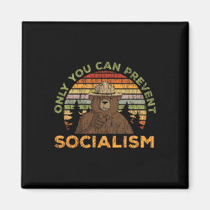 Nur du kannst den Sozialismus für einen Sozialismu Magnet