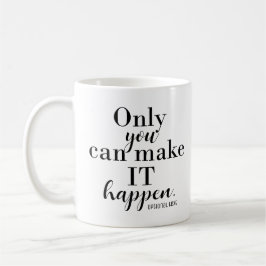 NUR DU KANNST ES Personalisiert GEMÄSS MACHEN Kaffeetasse