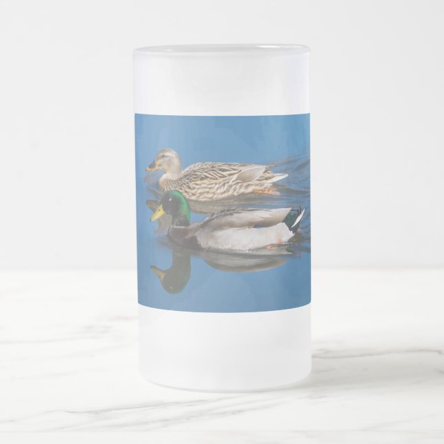 Nur du und ich Mattierte Tasse (Mittel)
