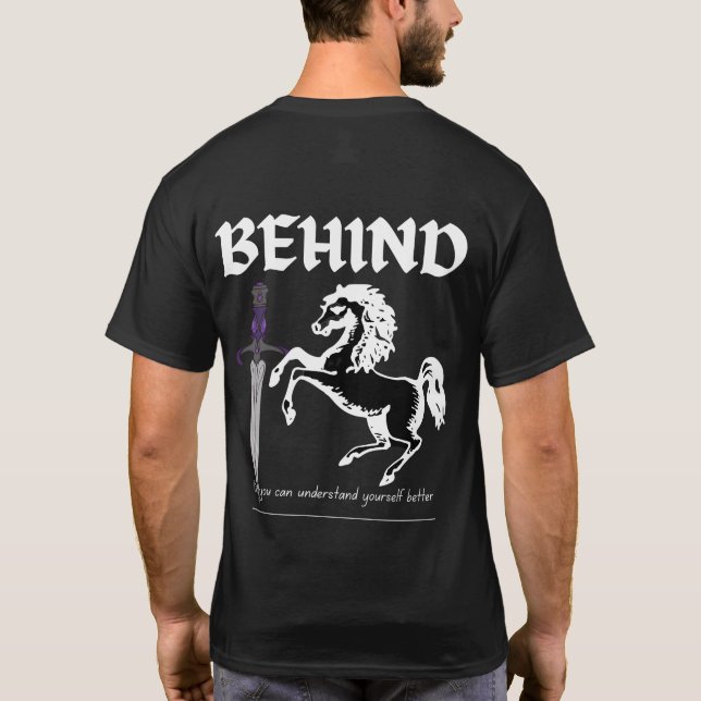 Nur du verstehst dich | Krieger für Pferde und Sch T-Shirt (Rückseite)