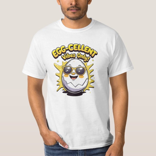 Nur Eierkellner! Funny Niedlich Egg Pun T - Shirt (Vorderseite)