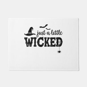 Nur ein bisschen böser Halloween-Shirt für Frauen Fußmatte