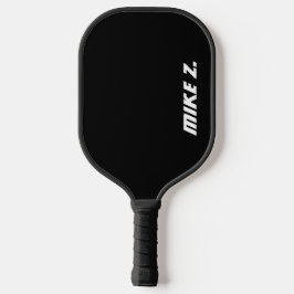 Nur ein Black Pickleball Paddle mit modernem Namen