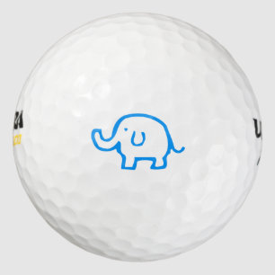Nur ein Blue Elephant Golf Ball