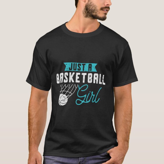 Nur ein Bysketbyll Girl Bysketbyll Player Women By T-Shirt (Vorderseite)