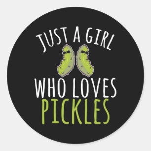 Nur ein, der Lieben Pickles Pickles Runder Aufkleber
