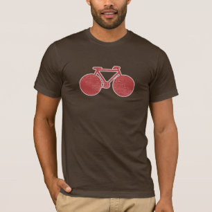 Nur ein einfaches grafisches Rotes Bike mit einem  T-Shirt