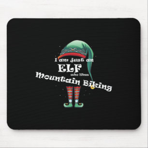 Nur ein Elf, der Mountainbike-Design für einen Elf Mousepad
