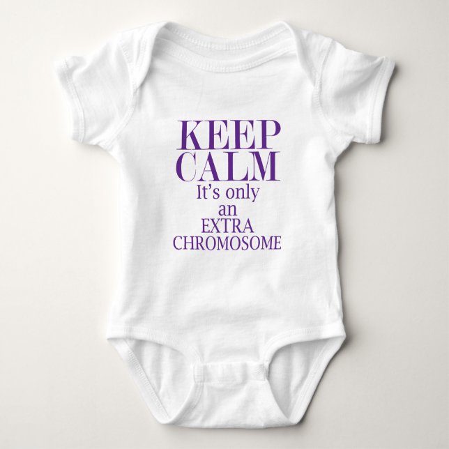 Nur ein Extrachromosom Baby Strampler (Vorderseite)
