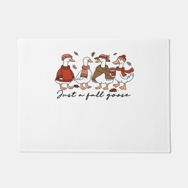 Nur ein Fall Gans Oversifizierter T - Shirt Fußmatte (Vorderseite)