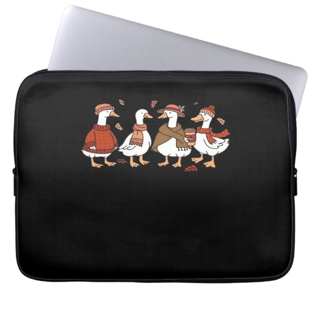 Nur ein Fall Gans Oversifizierter T - Shirt Laptopschutzhülle (Vorderseite)