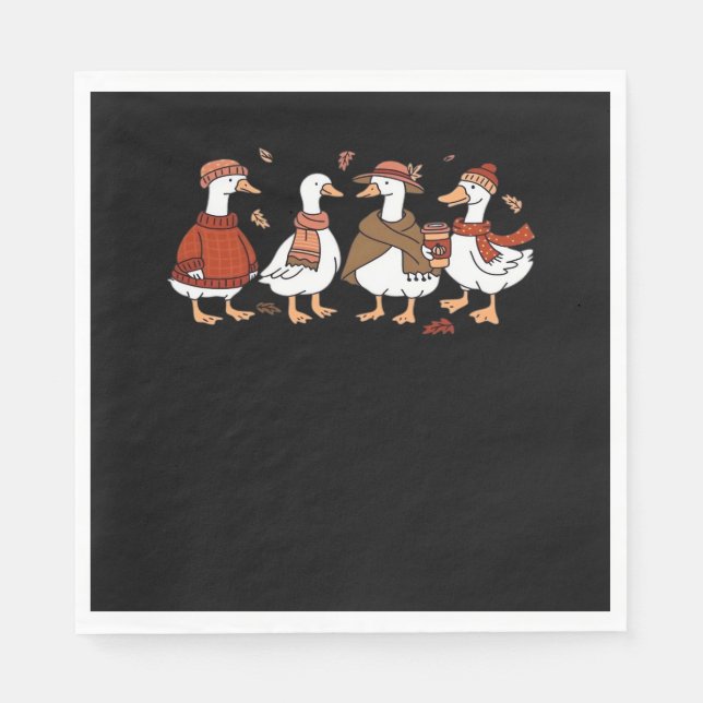 Nur ein Fall Gans Oversifizierter T - Shirt Serviette (Vorderseite)