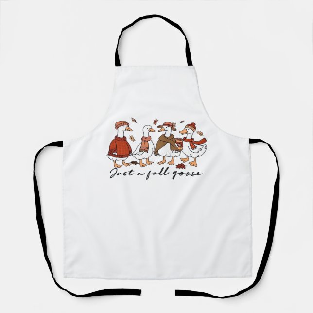 Nur ein Fall-Goose-T - Shirt Schürze (Vorderseite)