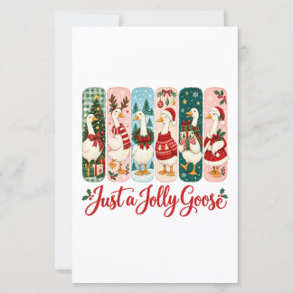Nur ein fröhlicher Gänse-Weihnachten