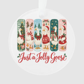 Nur ein fröhlicher Gänse-Weihnachten Ornament