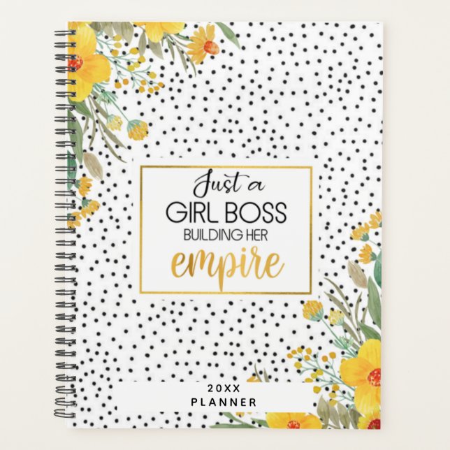 Nur ein Girl Boss Gebäude Ihr Empire 2022 Planer (Vorderseite)