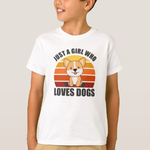 Nur ein Girl Corgis Lieben Kawaii Dog Corgi T-Shirt