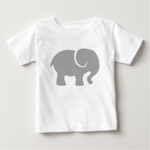 Nur ein grauer Elefant Baby T-shirt
