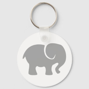 Nur ein grauer Elefant Schlüsselanhänger