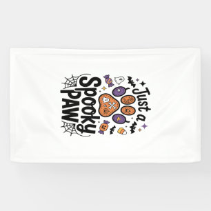 Nur ein gruseliger Pfoten-PNG, Hund Halloween Banner