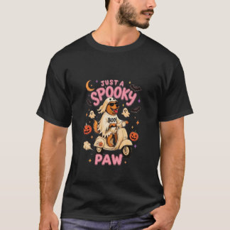 Nur ein gruseliger Pfoten-Roller | Lustiger Hallow T-Shirt