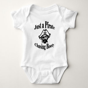 Nur ein Hintern der Piratenjagd Baby Strampler