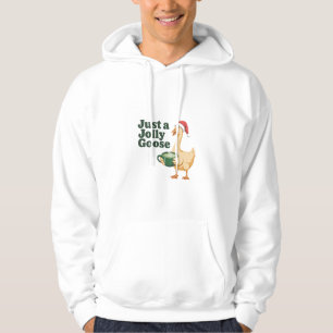 Nur ein Jolly Goose Christmas Bird Liebhaber Hoodie