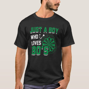 Nur ein Junge, der 180er Dart Player Dartboard 18 T-Shirt