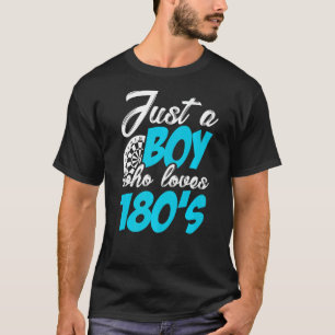 Nur ein Junge, der 180er Dart Player Dartboard 18 T-Shirt
