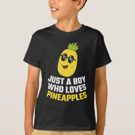 Nur ein Junge, der Ananas Liebe T-Shirt