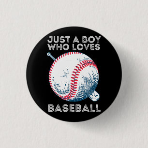 Nur ein Junge, der Baseball Batter Baseball Ball L Button