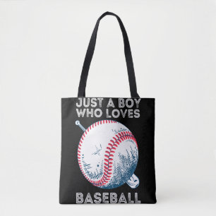 Nur ein Junge, der Baseball Batter Baseball Ball L Tasche