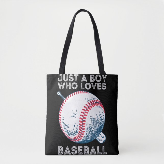 Nur ein Junge, der Baseball Batter Baseball Ball L Tasche (Vorderseite)