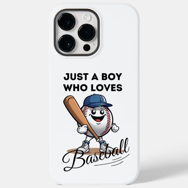 Nur ein Junge, der Baseball Liebe Case-Mate iPhone 14 Pro Max Hülle (Rückseite)