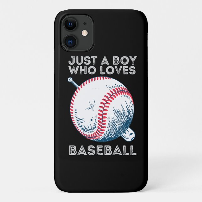 Nur ein Junge, der Baseball Liebe Case-Mate iPhone Hülle (Rückseite)