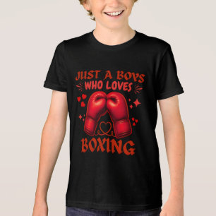 nur ein Junge, der Boxen liebt Tri-Blend Shirt