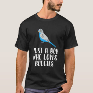 Nur ein Junge, der Budgien Liebe T-Shirt