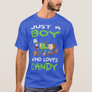 Nur ein Junge, der Candy Lieben Ich Lollipop Ich K T-Shirt